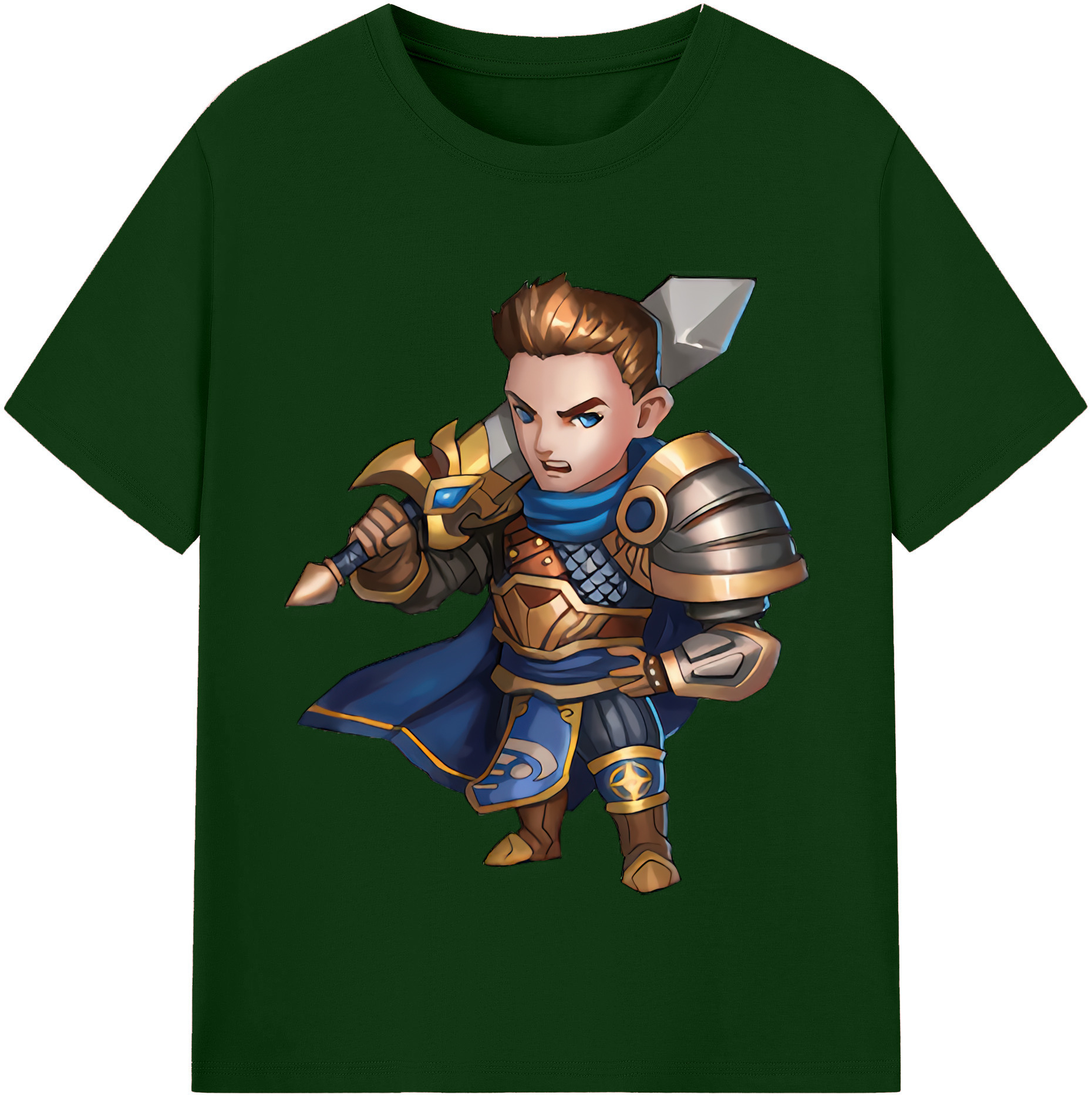 リーグ・オブ・レジェンド League of Legends LOL 綿100％半袖Tシャツ（フロントプリント）